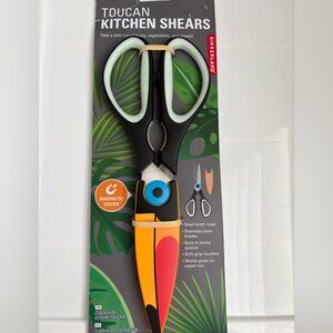 Kikkerland Toucan Kitchen Shears - NIP